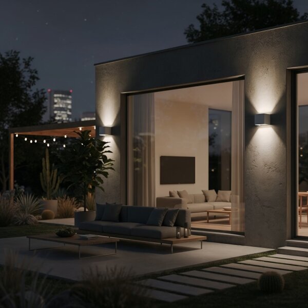Ideal Lux - LED Екстериорен аплик ATOM LED/12W/230V IP54 бял