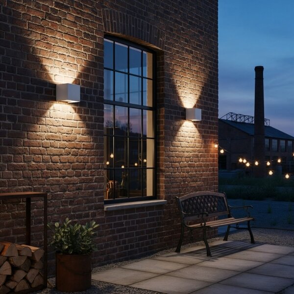 Ideal Lux - LED Екстериорен аплик ATOM LED/12W/230V IP54 бял