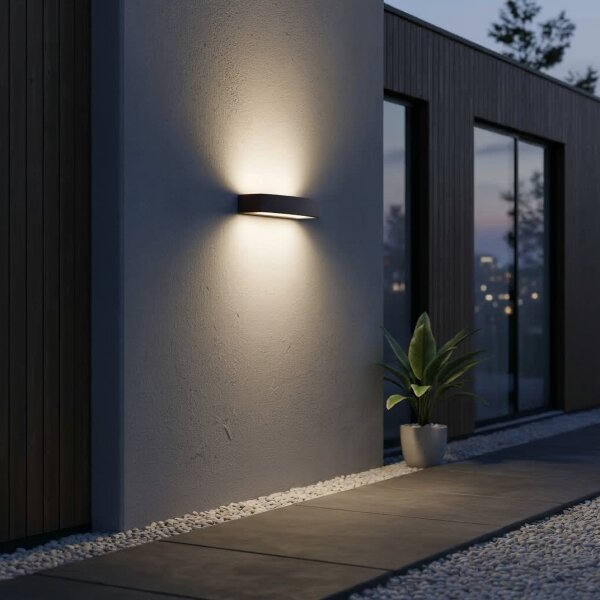Ideal Lux - Екстериорен аплик ANDROMEDA 2xE27/60W/230V IP55 кафяв