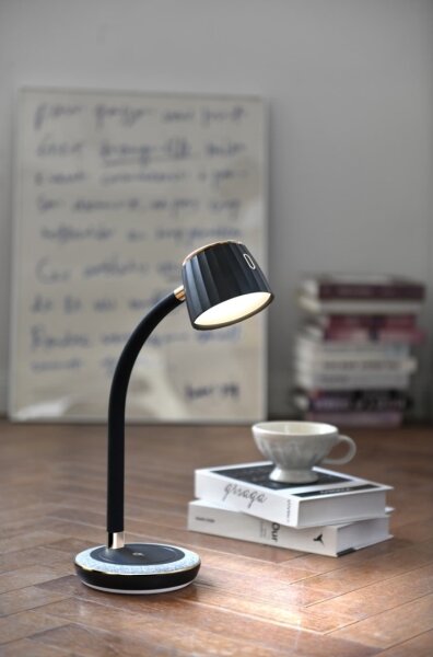 Immax NEO 08996L - LED Димируема настолна лампа с безжично зареждане PERLA LED/6W/230V