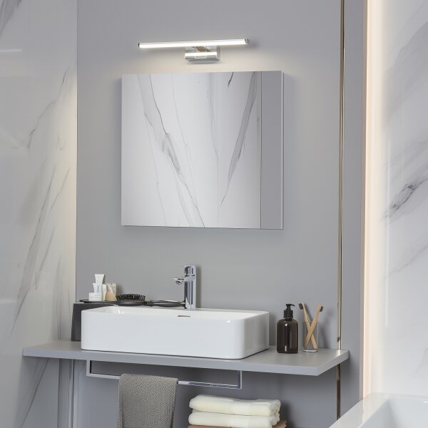 Brilagi - LED осветление за огледало за баня VESTRA LED/8W/230V 40 cm IP44 хром