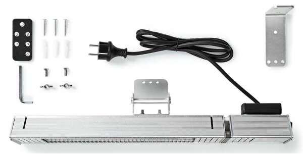 Nedis HTPA30ESS - Екстериорен електрически нагревателен елемент 2000W/230V IP65 + д.у