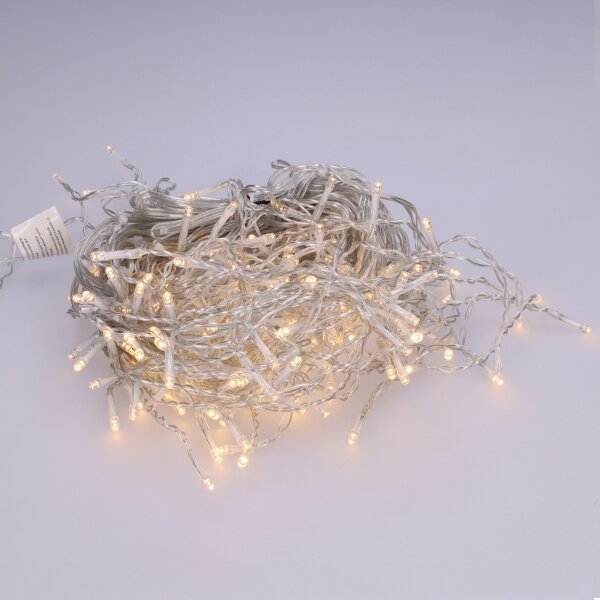 Brilagi - LED външна гирлянда, 200 LED, 8 режима, 13 m, IP44, топло бяло
