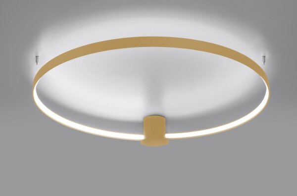 Thoro TH.223 - LED таванно осветително тяло RIO LED/30W/230V CRI 98 4000K Ø 55 cm златисто