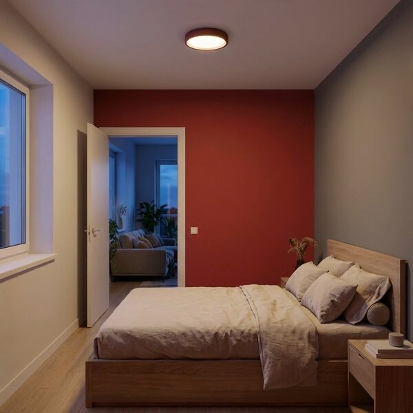 Brilagi - LED таванно осветително тяло MATTEO LED/24W/230V Ø 31 см червено