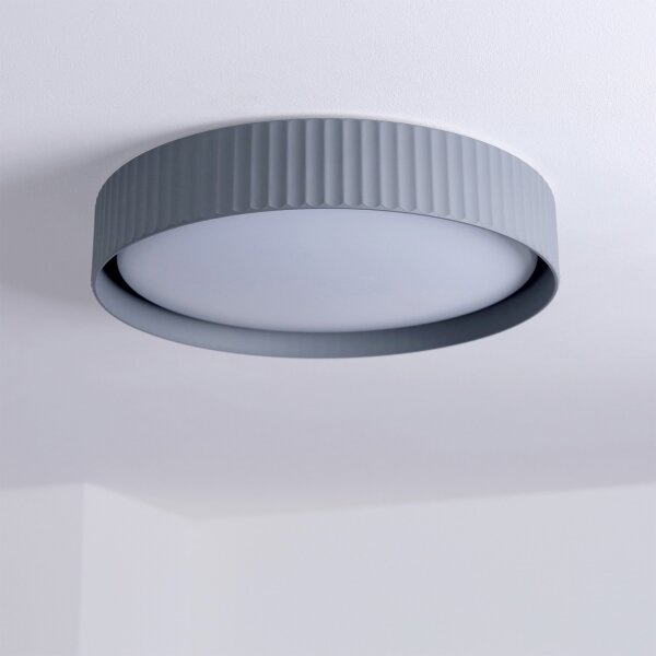 Brilagi - LED димируема таванна лампа LUCIA LED/48W/230V Ø 41 см сива + дистанционно управление