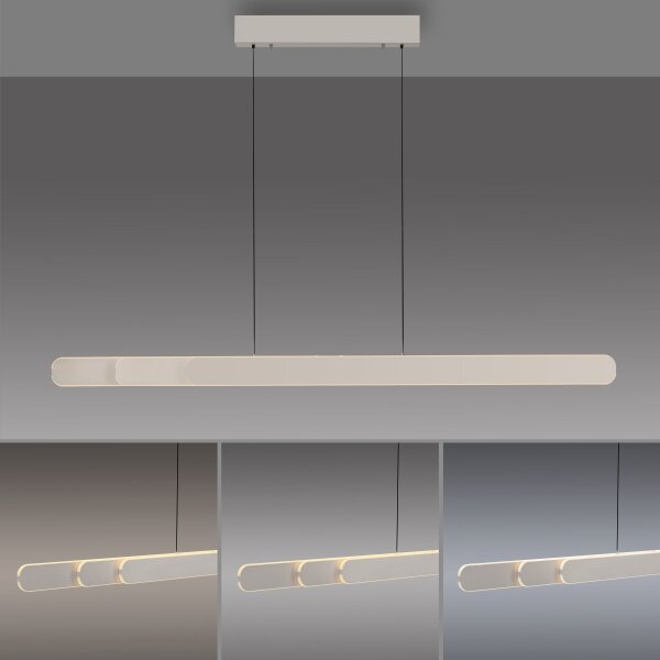 Schöner Wohnen 12577-39 - димируем LED полилей на кабел ADRIANA 2xLED/24W/230V сив