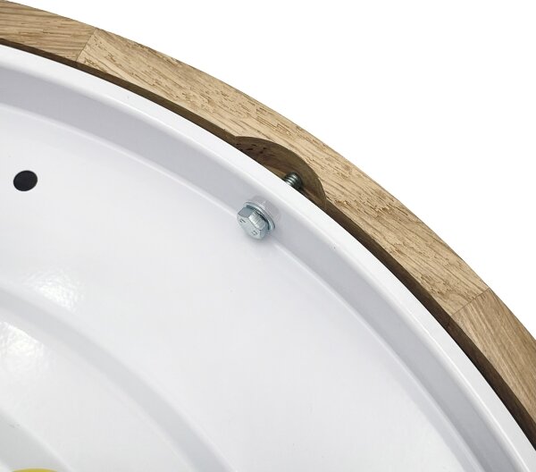 Brilagi - LED таванно осветително тяло CARVALHO LED/36W/230V, дъб, диаметър 47,5 см