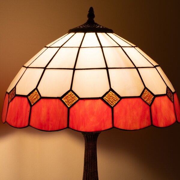 Brilagi - Tiffany витражна настолна лампа SIENNA 2xE27/60W/230V