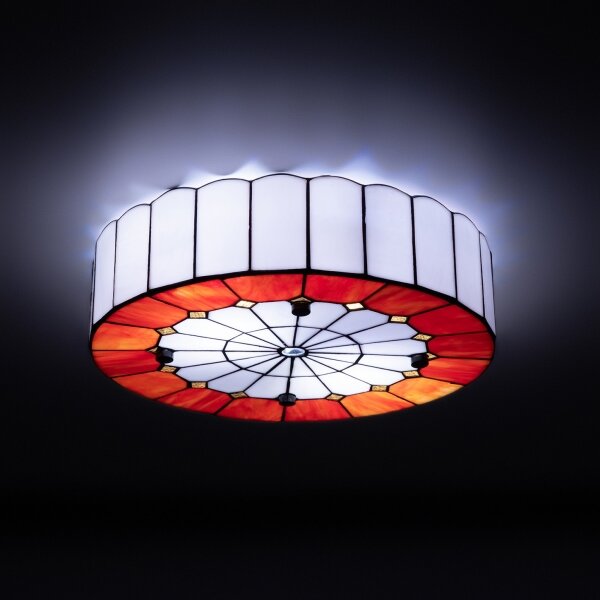 Brilagi - Tiffany витражен плафон SIENNA 3xE27/60W/230V Ø 40 см