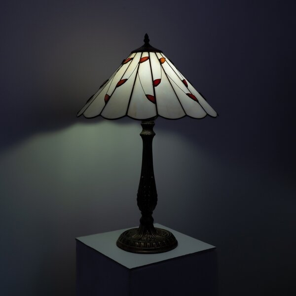 Brilagi - Витражна настолна лампа в стил Tiffany FOLIA 2xE27/60W/230V