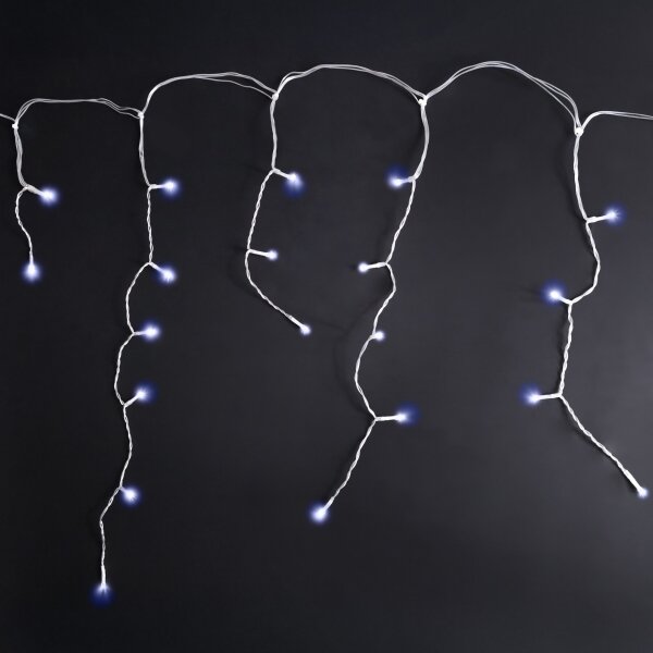 Brilagi - Външен LED гирлянд, 200 LED, 8 функции, 13 м, IP44, студено бяло