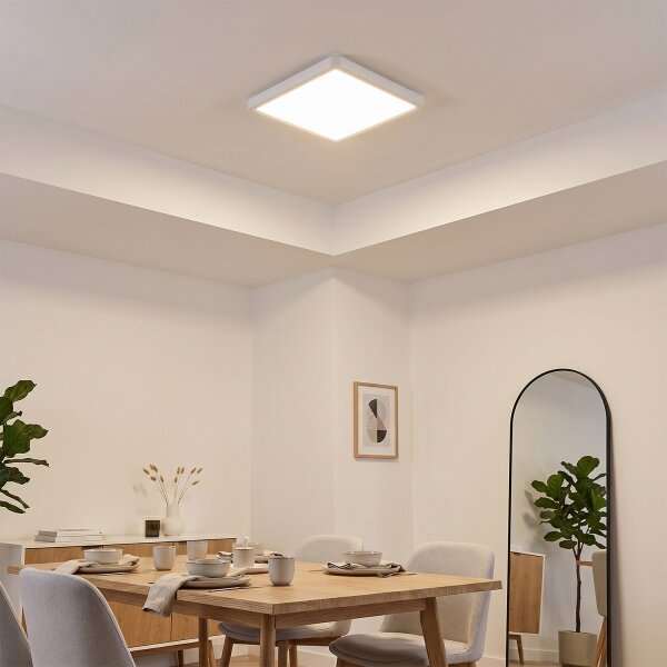 Brilagi - LED таванно осветително тяло ESTELA SQUARE LED/24W/230V 31x31 см бяло