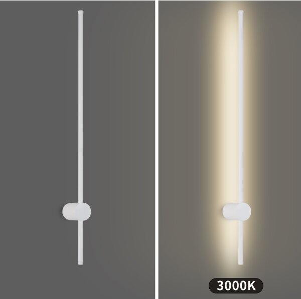 Brilagi - външно стенно LED осветително тяло AURA LED/20W/230V 3000K IP54 97 cm бяло CRI 90