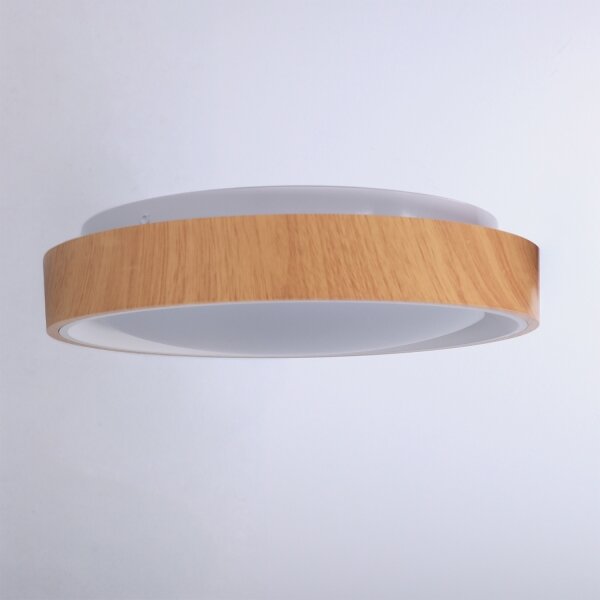 Brilagi - LED таванно осветително тяло FLOCO LED/24W/230V Ø 30 см дървено/бяло