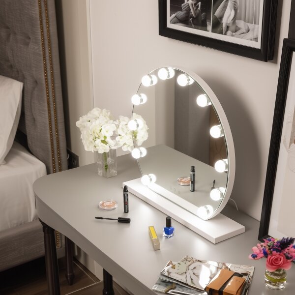 Brilagi - LED регулируемо грим огледало HOLLYWOOD LED/12W/230V 3000/4000/6500K