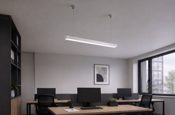 Brilagi - LED висящо осветително тяло FULLDAY LED/10/15/20W/230V 2700/4000/6000K 60 cm бяло