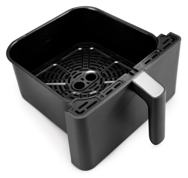Фритюрник с горещ въздух Cosori Dual Blaze Pro CAF-P681S, 1700 W, 6.4 л, 12 програми, 360 ThermoIQ, Двойни нагреватели, Керамично покритие без PFAS, Черен