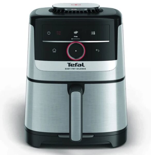 Фритюрник с горещ въздух Tefal EY572DE1, 5 л. вместимост, 10 програми, система Easy Clean & Store, 1550W
