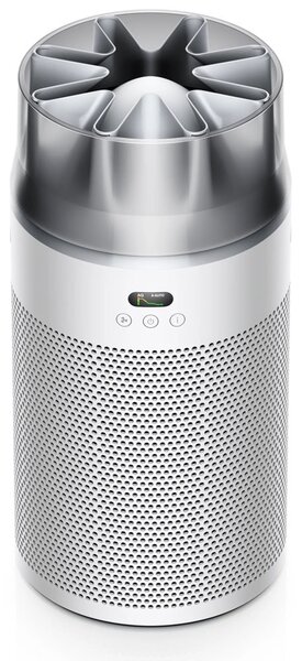Пречиствател на въздух Dyson HJ10 Hushjet PfrComp SP01, 50W, HEPA H13 филтрация, подходящ за помещения до 100м², 10 скорости, бял/сребрист