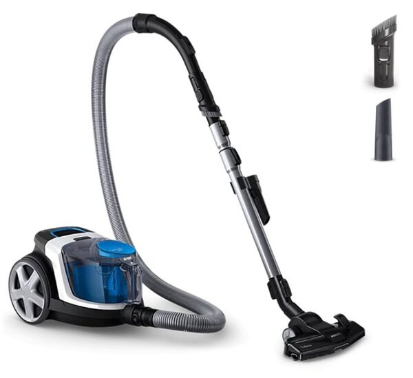 Прахосмукачка Philips FC9332/09, без торба, 900W, 1500 ml капацитет на контейнера, миещ се филтър, PowerCyclone 5 технология, черна