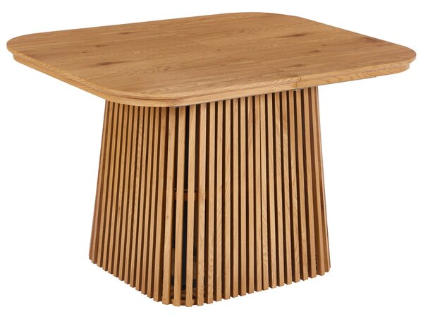 Разтегателна трапезна маса VERLO mdf в естествен дървен цвят 120/150/180x90x75см