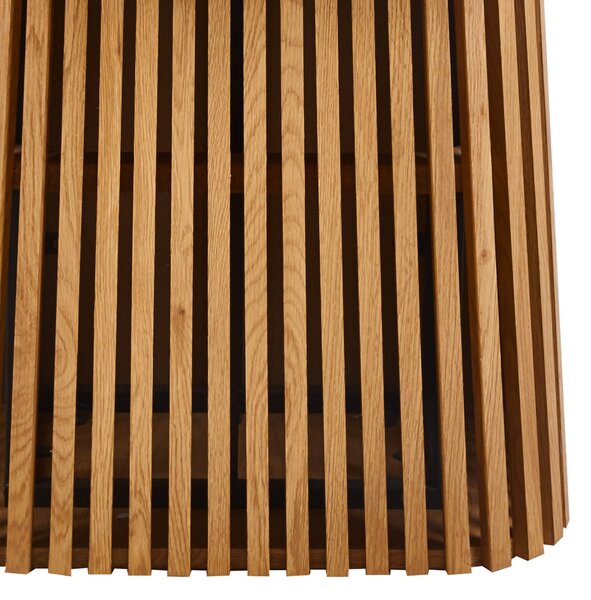 Разтегателна трапезна маса VERLO mdf в естествен дървен цвят 120/150/180x90x75см