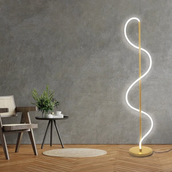 LED подова лампа EMMA LED/24W/230V златна