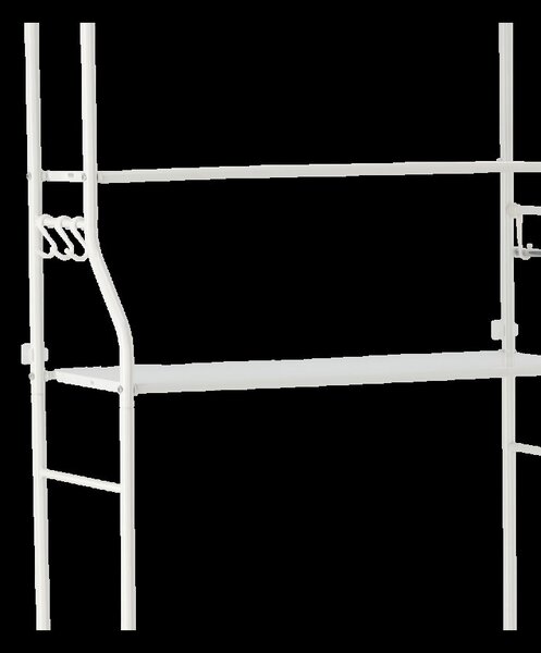 Практичен рафт за баня на 3 нива над пералнята 66 x 25 x 152 cm