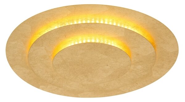Globo 48465-24 - LED таванен плафон HEDA LED/24W/230V 3000K Ø 35 см, златист