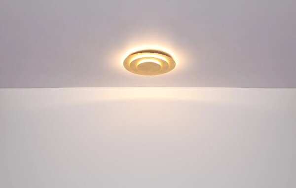 Globo 48465-18 - LED плафон HEDA LED/18W/230V 3000K Ø 18 cm златист