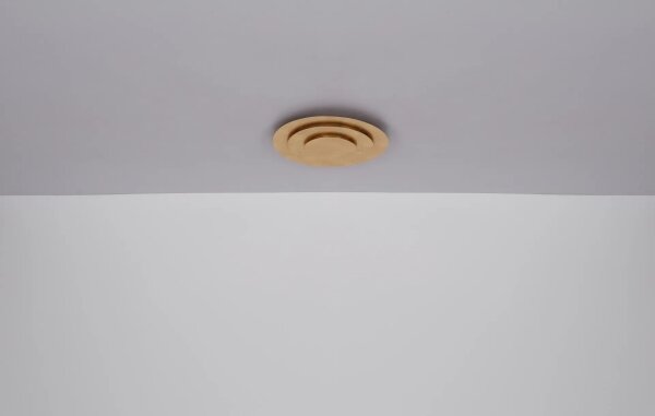 Globo 48465-18 - LED плафон HEDA LED/18W/230V 3000K Ø 18 cm златист