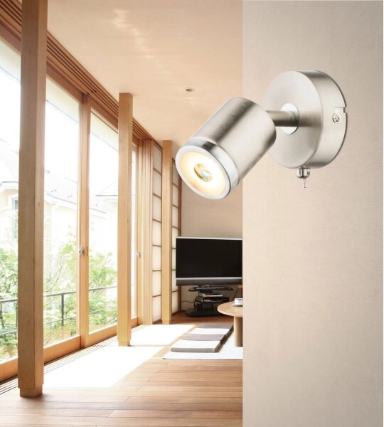 Globo 56958-1 - LED стенен насочващ аплик COMORE LED/4W/230V