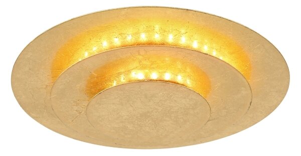Globo 48465-18 - LED плафон HEDA LED/18W/230V 3000K Ø 18 cm златист