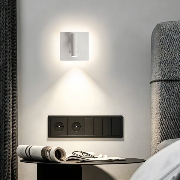 BRILAGI - LED стенно точково осветително тяло ZAYA DOUBLE LED/8W/230V + LED/3W бяло