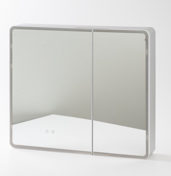BRILAGI - LED огледален шкаф за баня с подсветка NOTO DOUBLE 78x65 cm