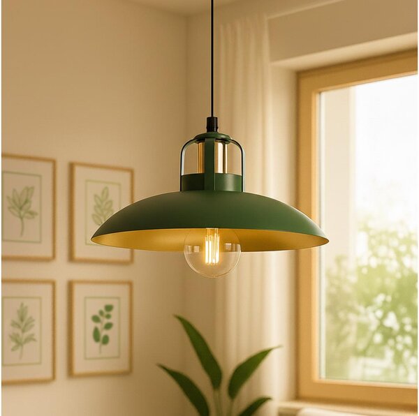 BRILAGI - LED Пендел FLAMENGO 1xE27/60W/230V зелен