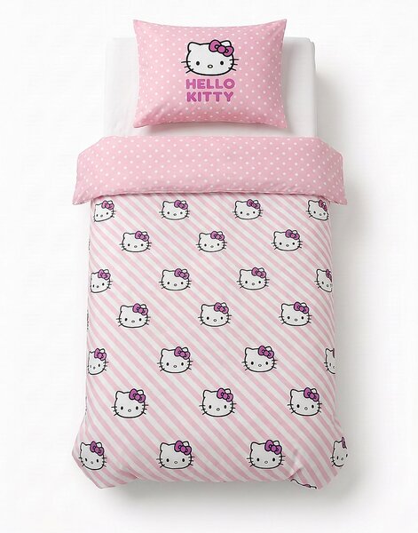 Sinsay - Спален комплект Hello Kitty - пастелнорозово