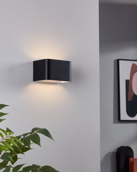 Eglo 901016 - LED аплик SANIA LED/6W/230V 3000K черен