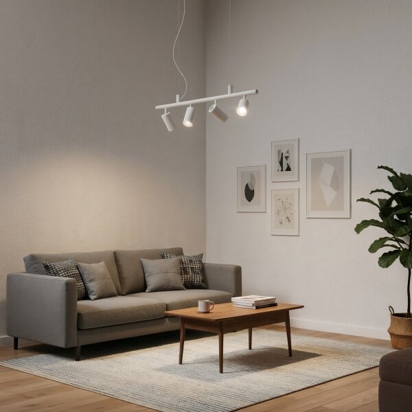 Ideal Lux - LED Пендел DYNAMITE 4xGU10/7W/230V CRI 90 бял