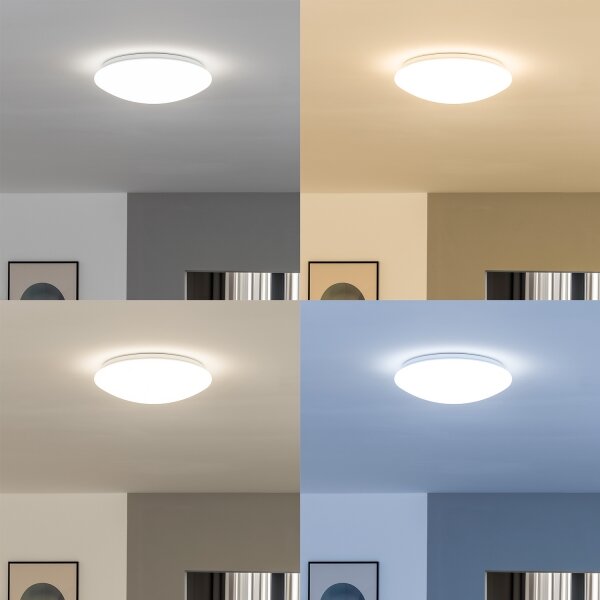 Eglo 33219 - RGB LED таванно осветително тяло GIRON-C LED/17W/230V Ø30 см, бяло