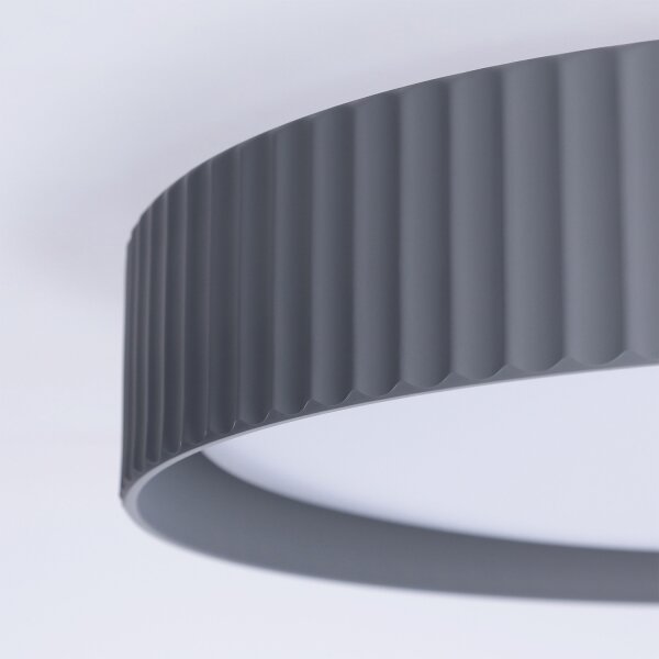 Brilagi - LED димируема таванна лампа LUCIA LED/48W/230V Ø 41 см сива + дистанционно управление