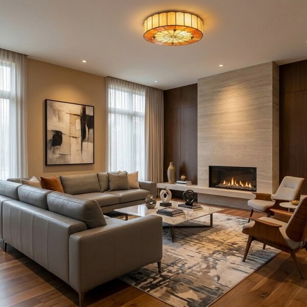 Brilagi - Tiffany витражен плафон SIENNA 3xE27/60W/230V Ø 40 см