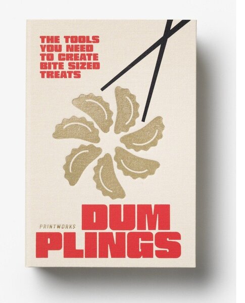 Бежови пръчици в комплект от неръждаема стомана за 4 души The Essentials - Dumpling Tools – Printworks