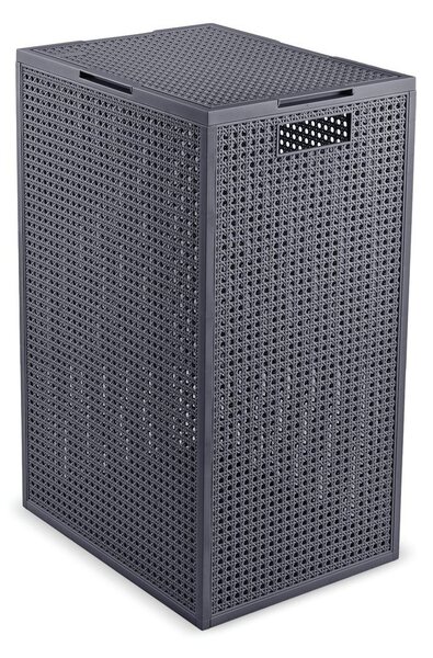 Тъмносив кош за пране от рециклирана пластмаса 60 l Kaya – Curver