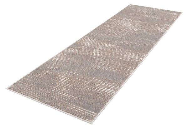 Сиво-бежова пътека 80x300 cm Soft Gik P – FD