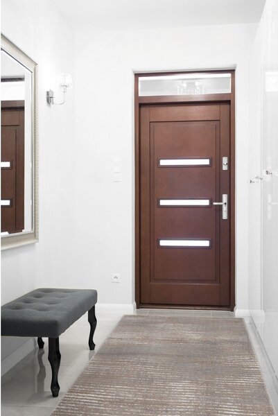 Сиво-бежова пътека 80x300 cm Soft Gik P – FD