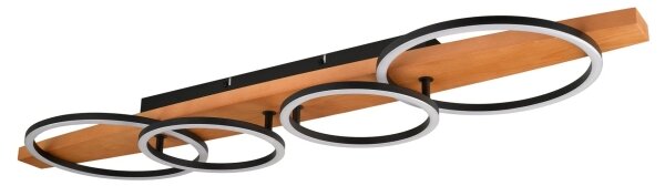 LED Таванно осветително тяло MELISA LED/35W/230V 26,5x95 см бор