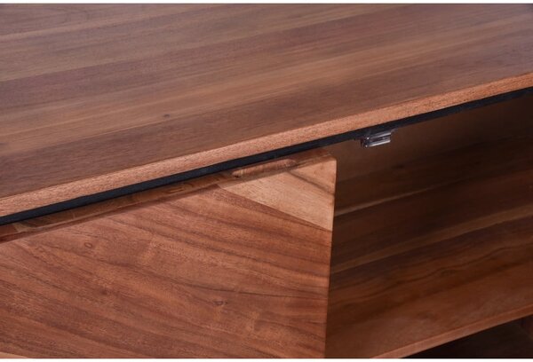 Шкафче от масивна акация в естествен цвят 120x78x40 cm Ambala – Interia Home & Living