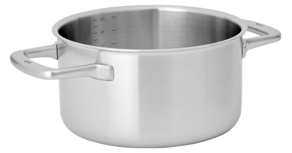 Тенджера от неръждаема стомана с капак подходяща за индукционен котлон 3 l Lucca 3.0 – FABINI